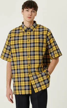 Givenchy Checked Cotton Shirt - Yellow