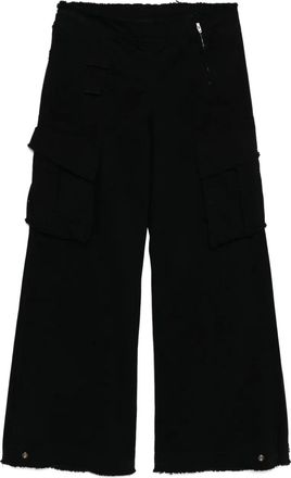 Ground-Zero Cargo con frange - Nero