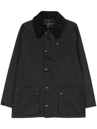 Barbour Bedale shirtjack met ribfluwelen kraag - Blauw