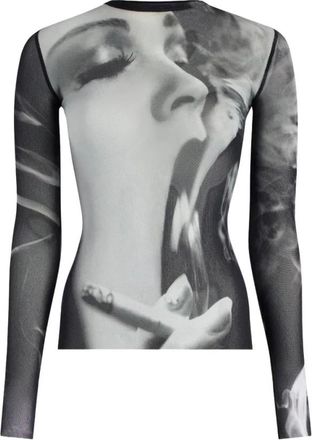 Jean Paul Gaultier Donna, Top, Nero, M, new
