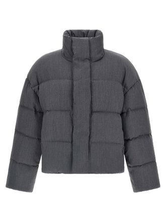 Entire studios Gray Wool Full-Length Mens Jacket