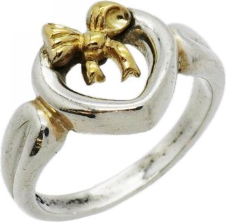 Tiffany & Co. Yellow Gold (18K) Silver 925 Band Ring (Pre-Owned)