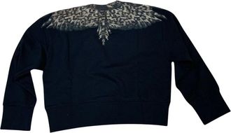 Marcelo Burlon Animalier Wings Sweatshirt - Dames - Sweatshirts - Zwart - M - Katoen - Hoodies & sweatvesten