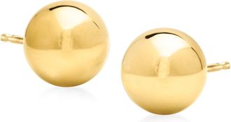 Ross-Simons 10mm 14kt Yellow Gold Ball Stud Earrings