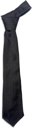 Maison Margiela Mens Silk Tie - Black - One Size