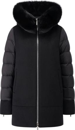 Moorer Donna, Cappotti, Nero, 2Xl, new