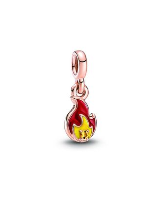 Pandora Me 14K Plated Crystal Fire Mini Dangle Charm