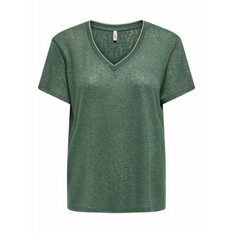 Only T-shirt met V-hals