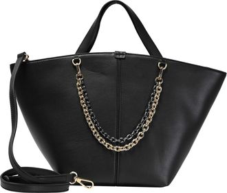 Seidenfelt Manufaktur Seidelt Womens Shopper LAINIO Handbag, black, M