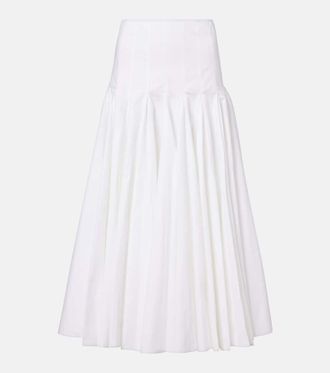 Jacquemus Cotton jersey midi skirt