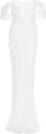 Ana Radu Abito con spalle scoperte - Bianco