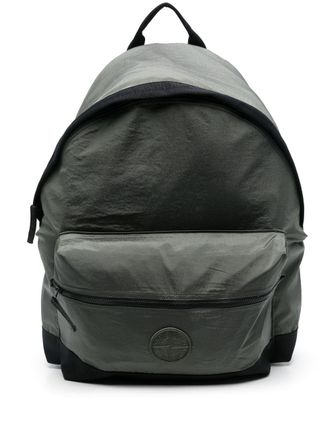 Stone Island Compass-motif backpack - men - Polyurethane Resin/Polyamide/Polyester - OS - Green