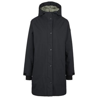 Stoic MountainWool MMXX.UppsalaSt. II Coat Parka f&uuml;r Damen | schwarz