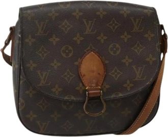 Louis Vuitton Pre-owned Cross Body Bags, female, Brown, Size: ONE SIZE Pre-owned Canvas Cross Body Bag