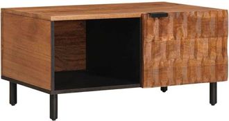 vidaXL Coffee Table Brown 80 x 50 x 40 cm Solid Mango Wood vidaXL