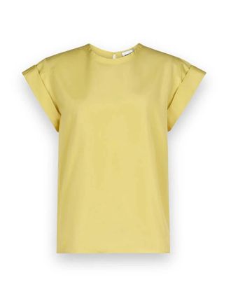 Rachel Comey Womens Lynx Short Sleeve Top In Citrine