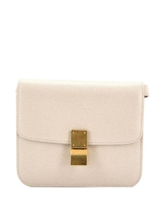 Celine Classic Box Bag Grainy Leather Teen shoulder bag - Toni neutri