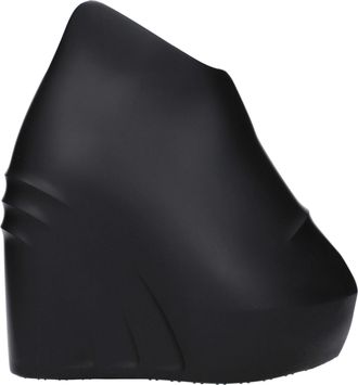 Givenchy Womens Solid Sandals Slipon Rubber - Black Cotton - Size EU 37