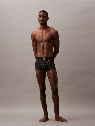 Calvin Klein Mens CK Established Low Rise Trunk - Black - XL