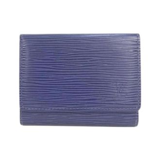 Louis Vuitton Pre-owned Wallets, female, Blue, Size: ONE SIZE Pre-owned Epi Card Case