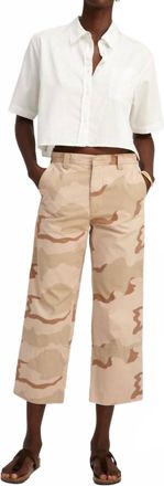 SPRWMN Slash Pocket Trouser In Dusty Pink Camo