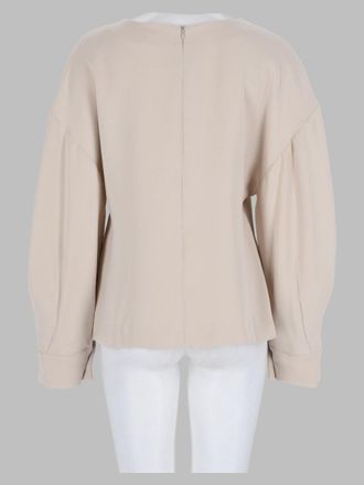 P.A.R.O.S.H. Long-Sleeve Blouse - White