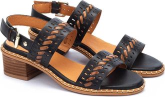 Pikolinos Womens Blanes Block Heel Sandal In Black