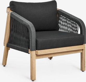 Sklum Sklum - Sill&oacute;n En Madera De Acacia Dubai