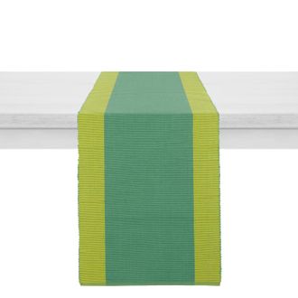 KASANOVA Runner bicolore cotone 40x120 cm