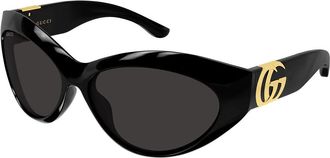 Gucci GG2269S 001 Womens Sunglasses Black Size 64 - Free RX Lenses - Free RX Lenses