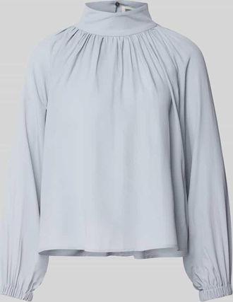 Drykorn Drykorn Regular Fit Bluse mit Seiden-Anteil Modell DUMONDA in Hellblau, Größe 34