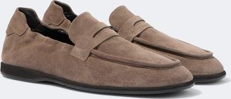 Brioni Suede penny loafers