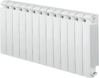 Global Calentador Central De Aluminio Fundido Klass 600 Blanco De 13 Elementos, 1716w