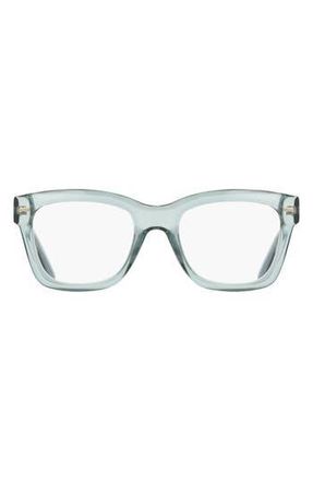 Cole Haan Crystal Core 32mm Square Reading Glasses in Crystal Blue at Nordstrom Rack, Size +1.00