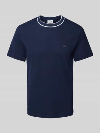 Lacoste Regular Fit T-Shirt aus Baumwoll-Mix in Blau, Gr&ouml;&szlig;e XL