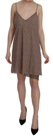 Pink Memories pink MEMORIES Cotton Spaghetti Strap A-line Mini Womens Dress