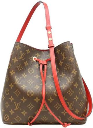 Louis Vuitton Pre-owned Bucket Bag - Dames - Vintage Tas - Rood - ONE Size - Vintage