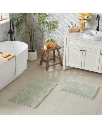 Ellen Tracy 2Pc Heavyweight Plush Bath Mat Set
