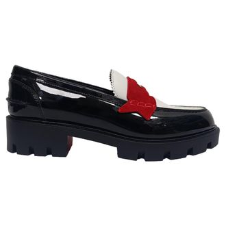 Christian Louboutin Pre-owned Womens Penny Lug in Multicolor Patent Calf Leather - Multicolour - Size 39.5 EU/IT