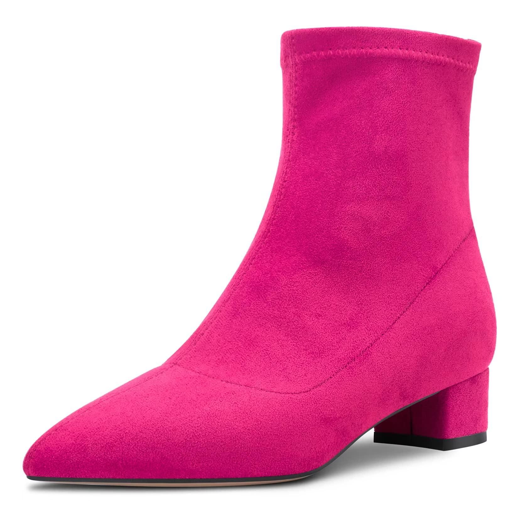 Pink ankle boots uk best sale