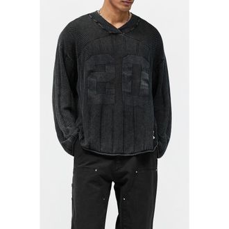 Represent Varsity Sweater in Vintage Grey at Nordstrom, Size Xx-Large