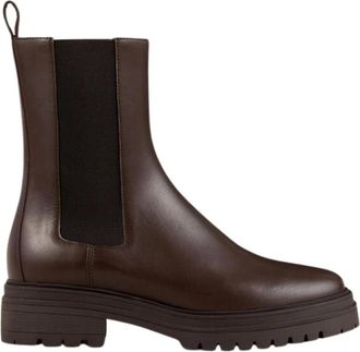 BA&SH Coda Chelsea Laarzen - Dames - Schoenen - Bruin - Maat: 38 EU Leer