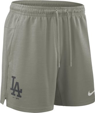 Nike Los Angeles Dodgers Primary Nike Mens Dri-FIT MLB Shorts in Grey | 03EMN05KLD-RNT