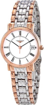 Longines Presence Quartz Matt White Dial Ladies Watch L4.320.1.11.7