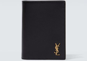 Saint Laurent Tiny Cassandre leather wallet