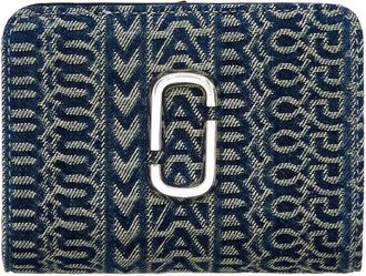 Marc Jacobs Portafoglio The Compact mini - Blu
