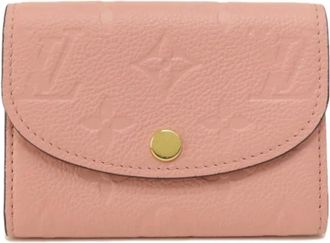 Louis Vuitton Pre-owned Wallets, female, Pink, Size: ONE SIZE Pre-owned Canvas wallets
