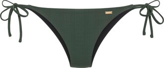 Copenhagen Bikini-Hose COPENHAGEN STUDIOS Nela, Damen, Gr. 34, N-Gr, gr&uuml;n (dunkelgr&uuml;n), Rippware, Recycling-Polyamid, strukturiert, unifarben, Badehosen Bikini-H