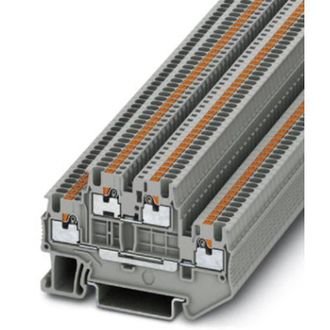 Phoenix Contact 3208511 Morsetto doppio 3.5 mm Rapido Grigio 50 pz. - Phoenix