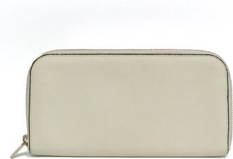 Valextra Beige Leather Wallet (Pre-Owned)